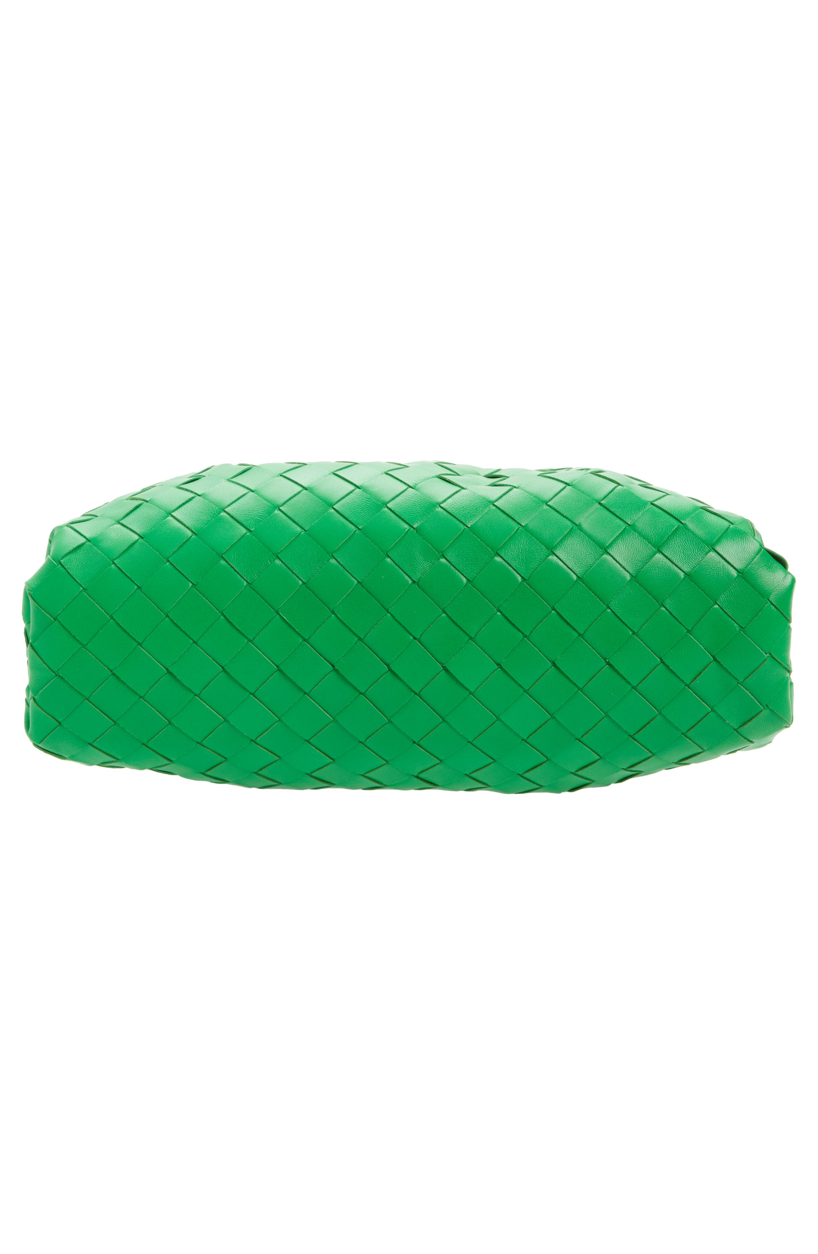 Bottega Veneta Teen Jodie Intrecciato Leather Pouch, Alternate, color, Parakeet-Gold