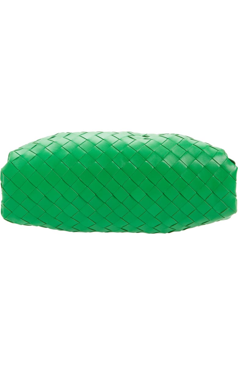 Bottega Veneta Teen Jodie Intrecciato Leather Pouch, Alternate, color, Parakeet-Gold