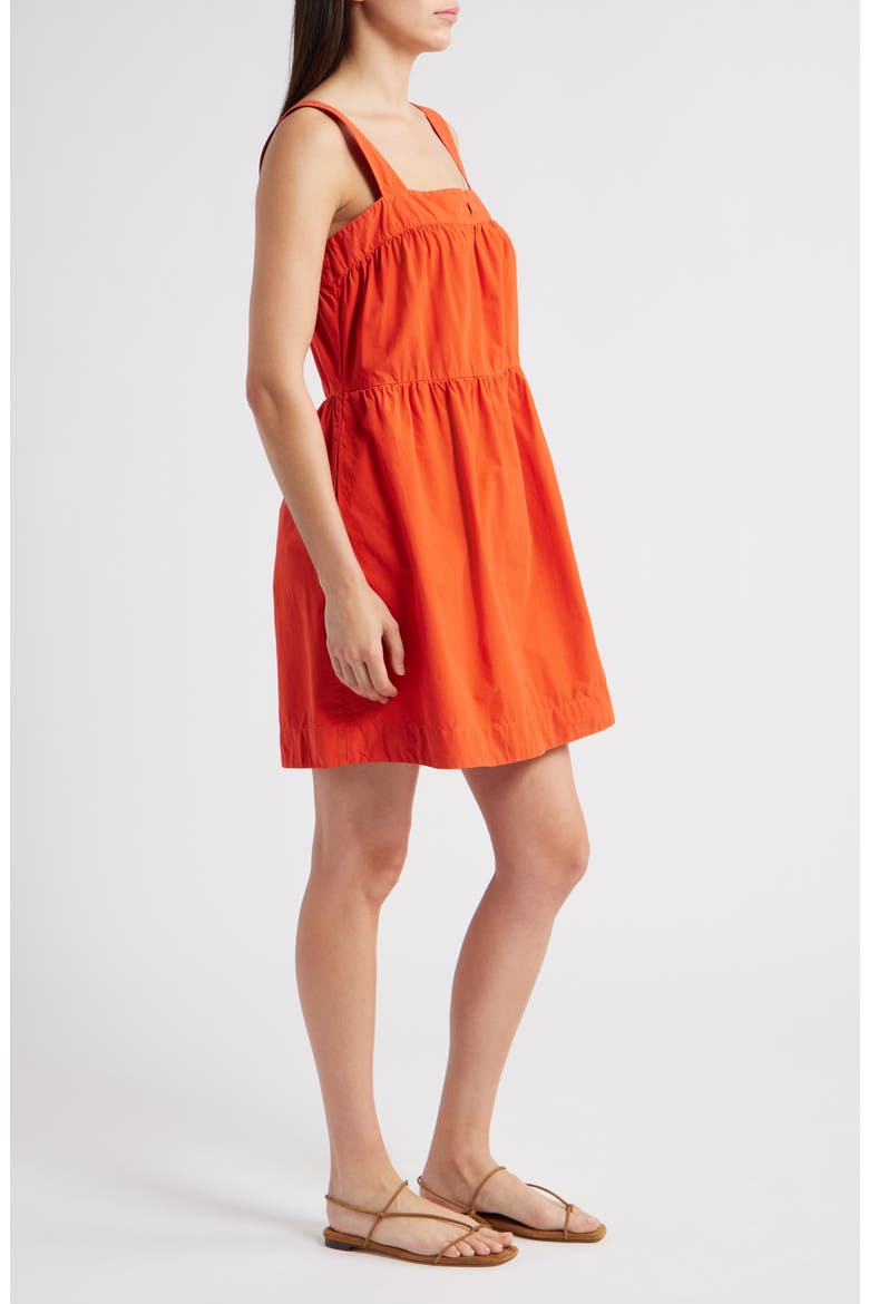 Claribel Babydoll Dress, Alternate, color, AURORA RED