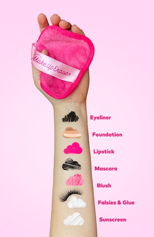 The Original Makeup Eraser Pink 5-day Makeup Eraser Set With Laundry Bag In Pink