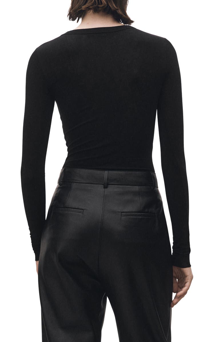 MANGO Lightweight Long Sleeve Top, Alternate, color, 