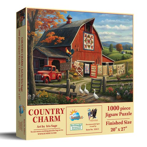 Country Charm 1000 piece Jigsaw Puzzle for Adults