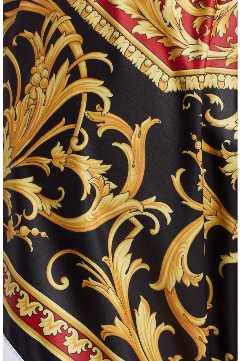 Le Pop Classique Baroque Print Track Pants, Alternate, color, RED PRINT