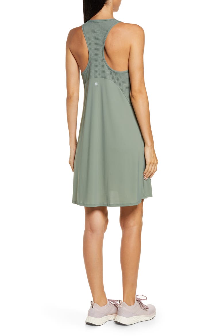Explorer Ace Racerback Dress, Alternate, color, HEATH GREEN