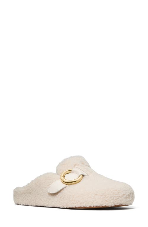 Kate Spade New York Halo Genuine Shearling Clog In Animal Print