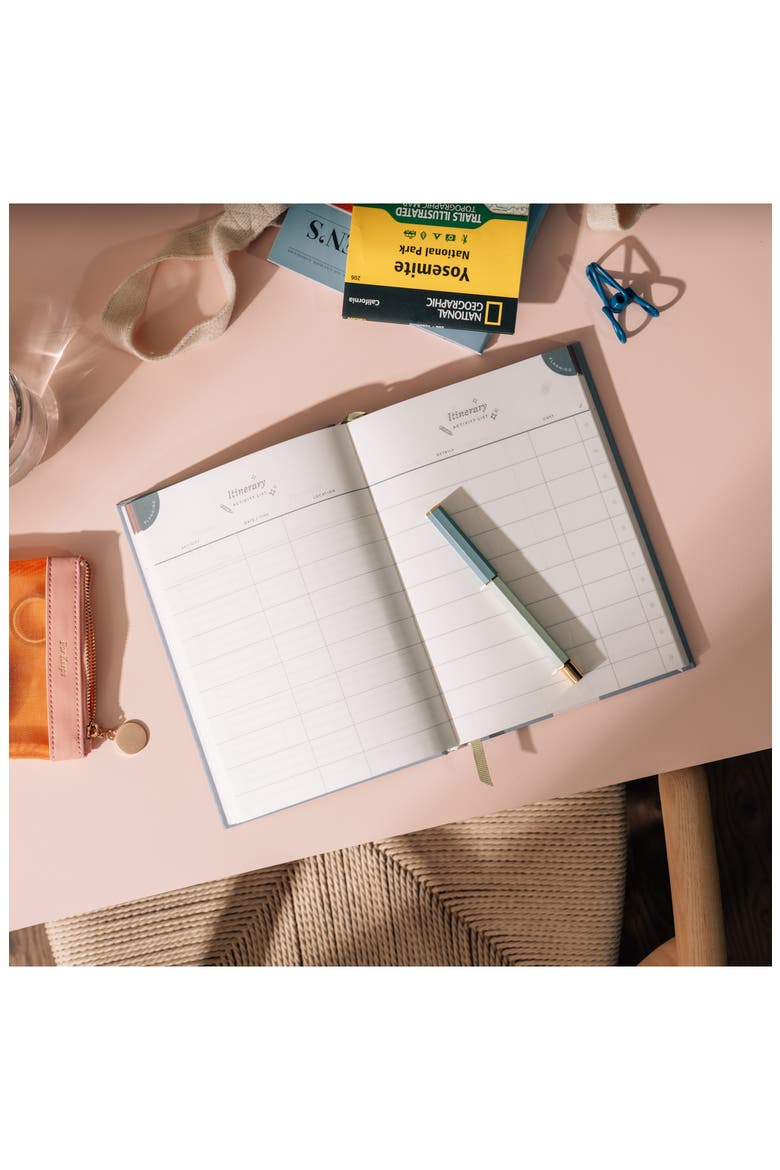 Coral Reef Travel Journal, Alternate, color, LIGHT/ PASTEL BLUE