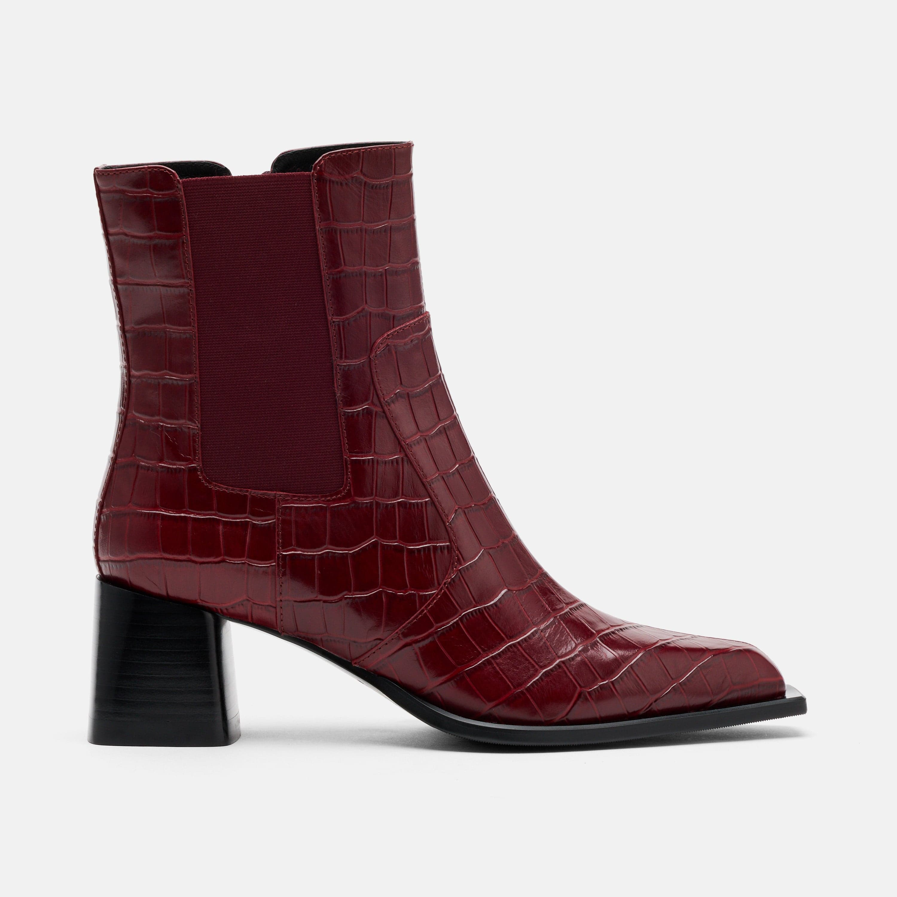  Burgundy Croc