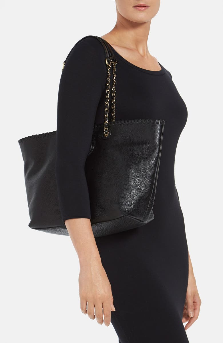 Tory Burch 'Marion' Leather Tote, Alternate, color,