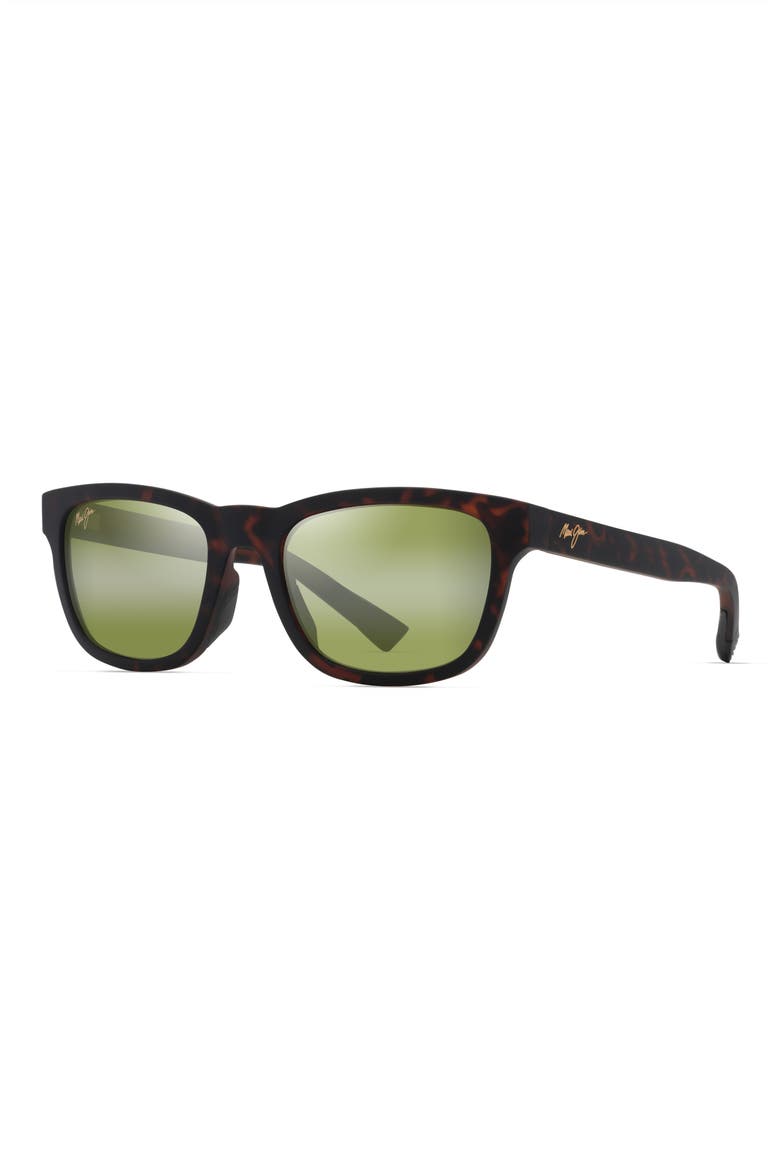 Kapii 54mm Gradient PolarizedPlus2® Square Sunglasses, Alternate, color, MATTE DARK HAVANA