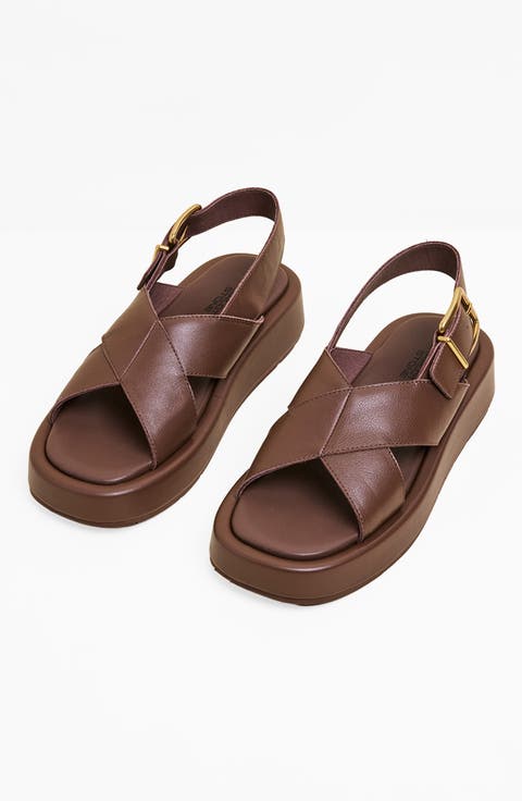 Anto Slingback Flatform Sandal