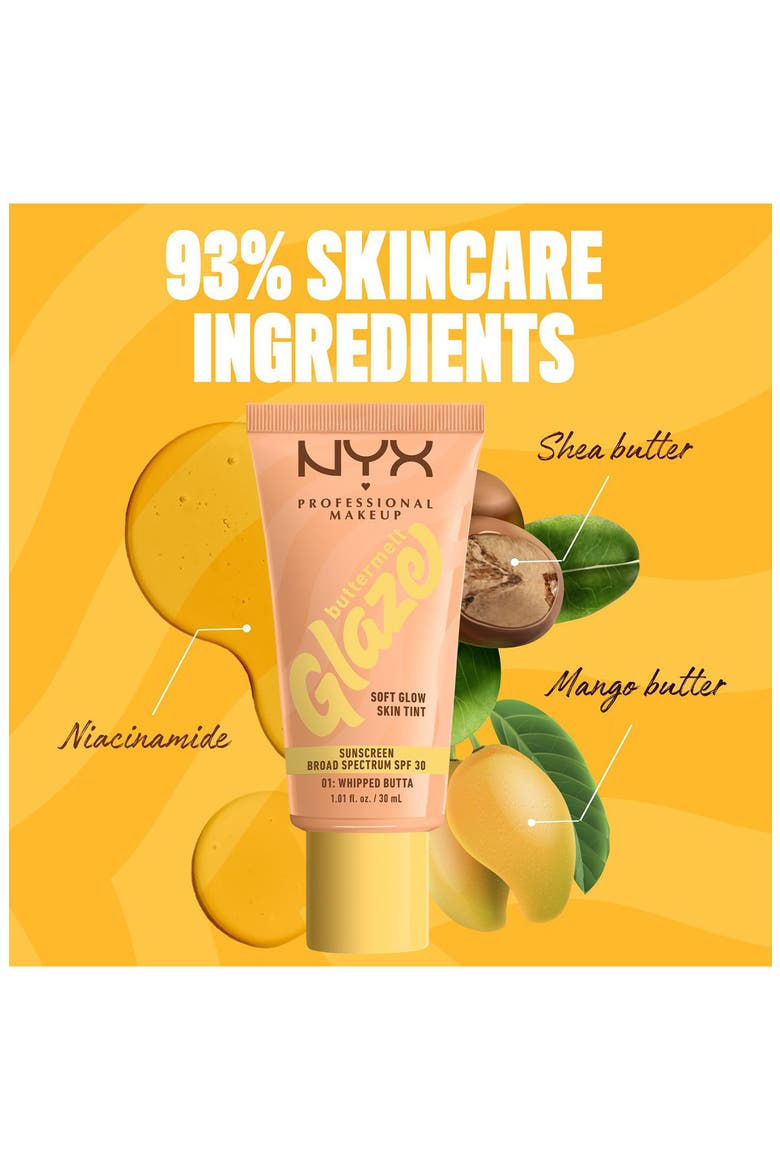 Buttermelt Glaze Soft Glow Skin Tint SPF 30, Alternate, color, CHOCOLATE BUTTA