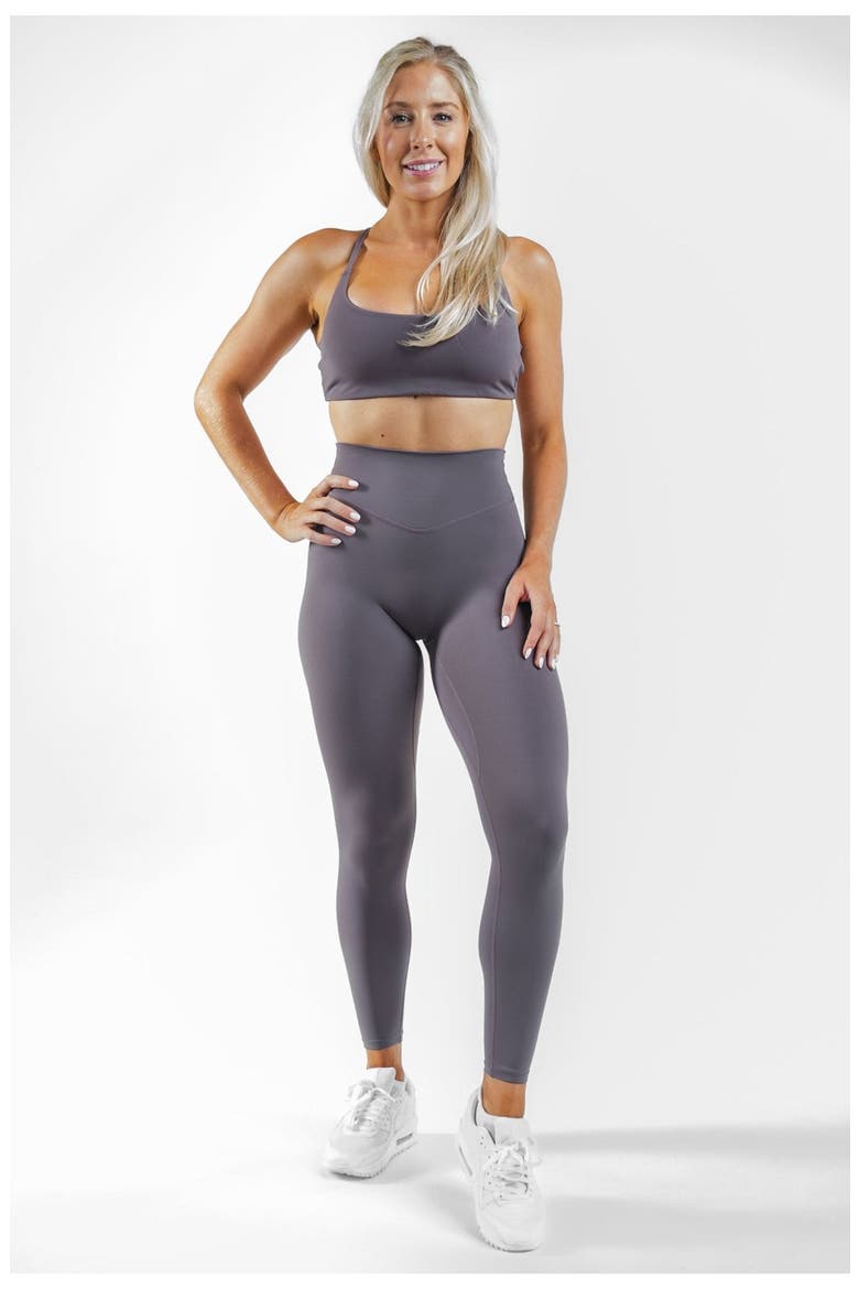 Cloud II Strappy Bra, Alternate, color, Concrete