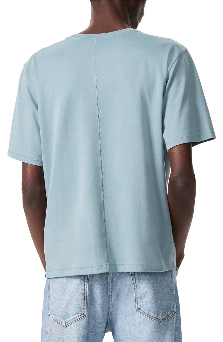 rag & bone Pure Pima T-Shirt, Alternate, color, Stoneblue