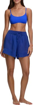 Polo Ralph Lauren Organic Cotton & Linen Cover-Up Drawstring Shorts