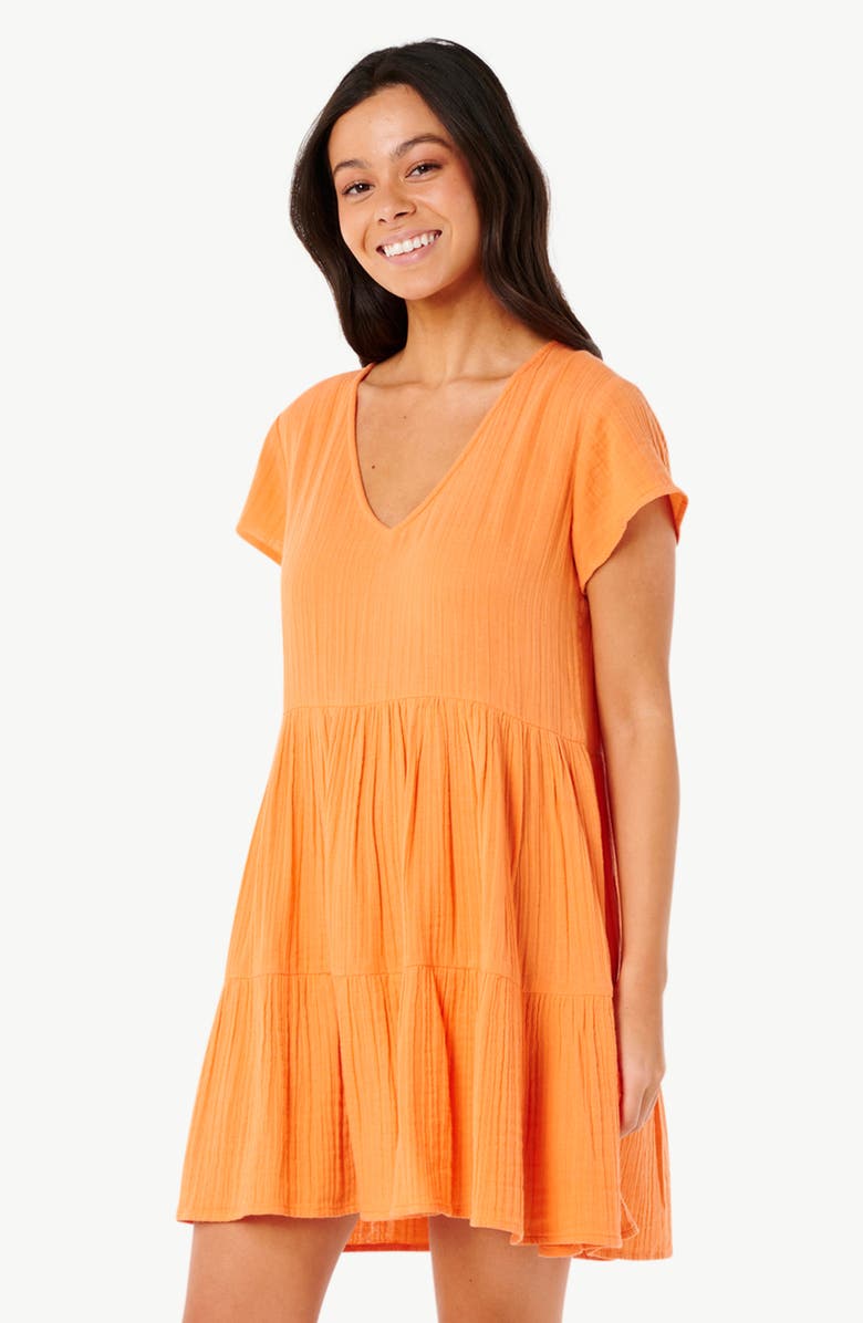 Rip Curl Surf Dress, Alternate, color, Light Orange
