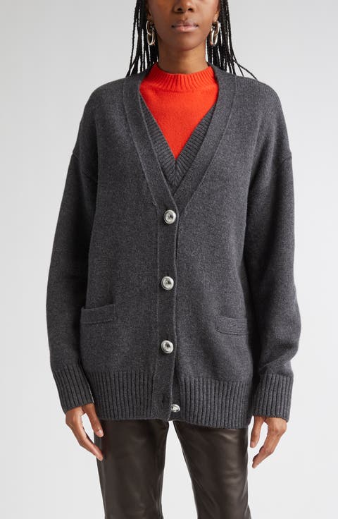 Pull Wool & Cashmere Blend Cardigan