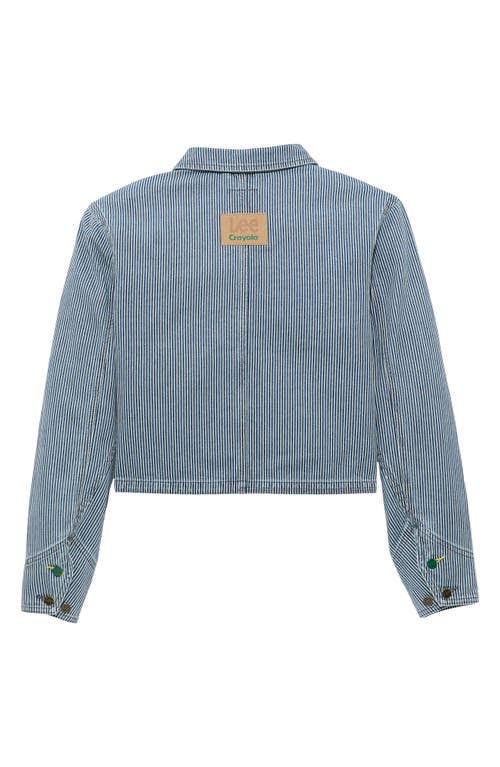 Lee X Crayola Cropped Chore Jacket In Gray