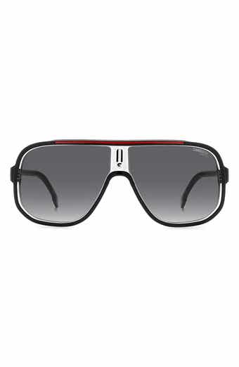 63mm Oversize Rectangular Navigator Sunglasses