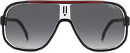 Carrera Eyewear 63mm Oversize Rectangular Navigator Sunglasses