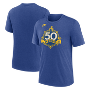 Nike Men's Nike Heather Royal Seattle Mariners 50th Season Tri-Blend T-Shirt