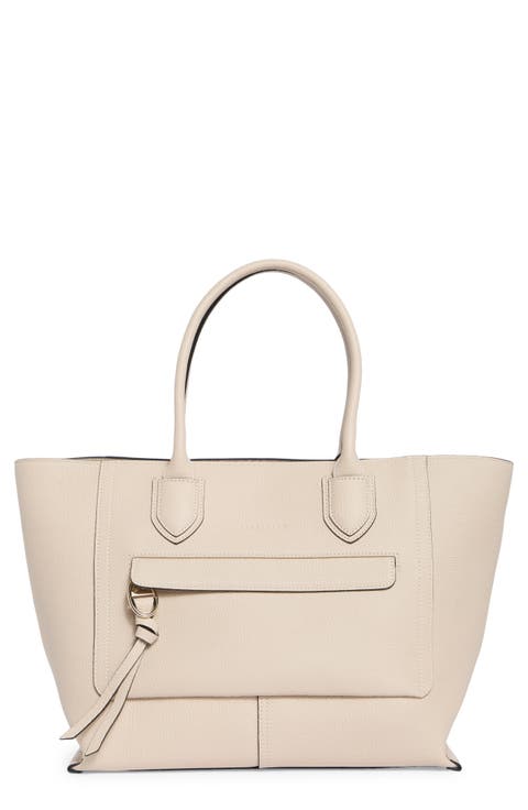 Large Mailbox Leather Top Handle Bag