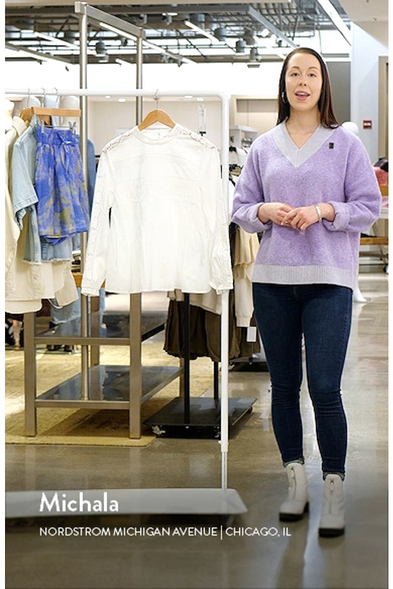 Elaia Eyelet Embroidery Cotton Top video