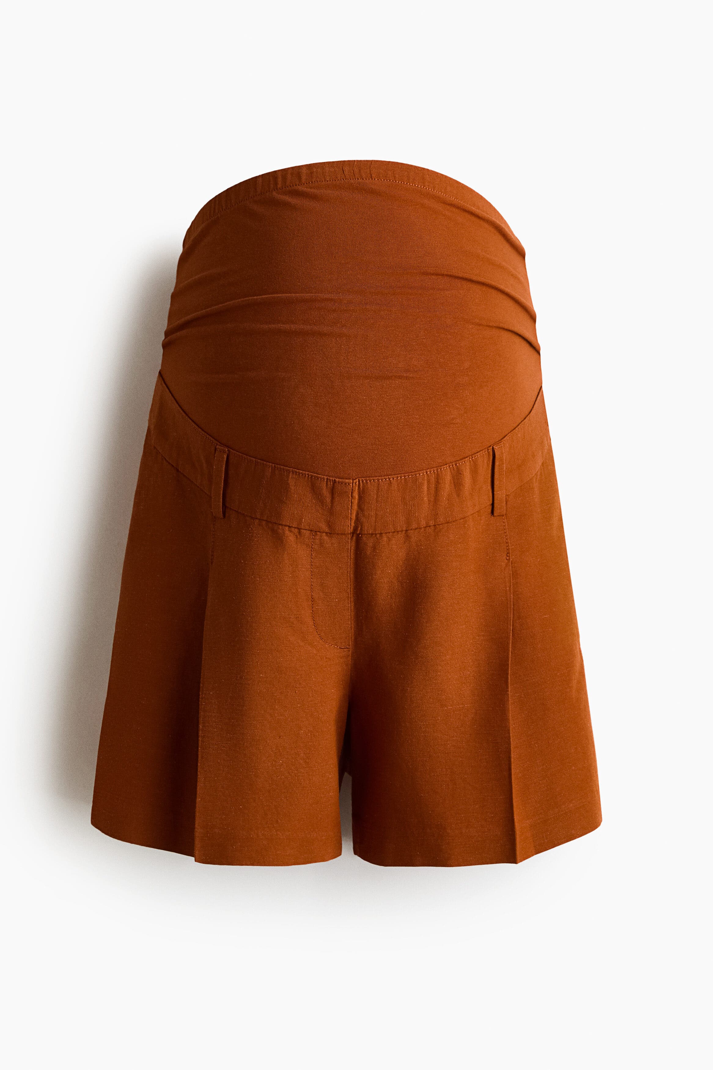 Mama Linen-blend Shorts - image 5