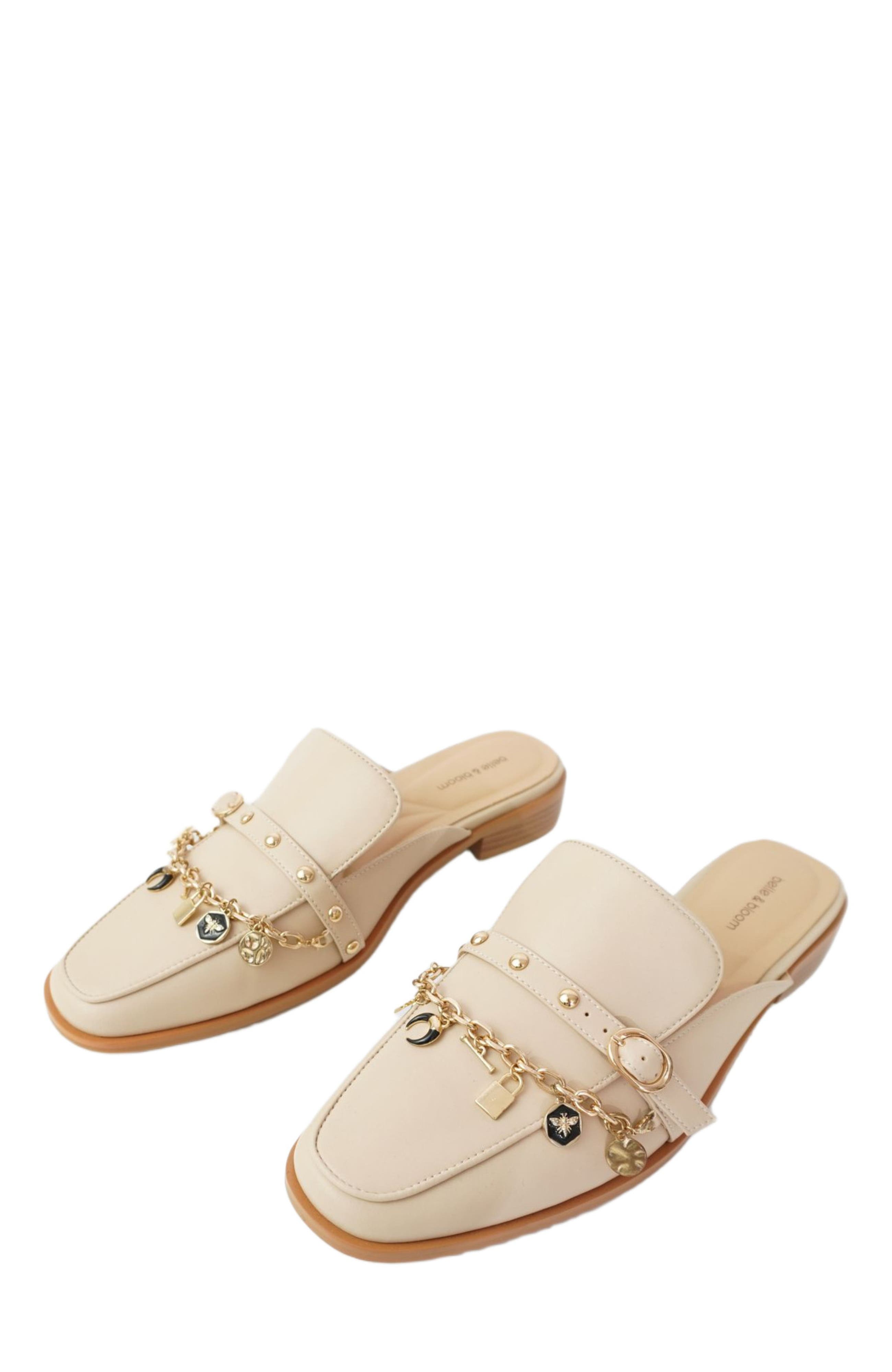 Belle & Bloom How It Feels Charm Loafer Mule, Alternate, color, Sand