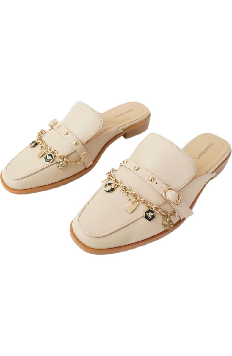 Belle & Bloom How It Feels Charm Loafer Mule, Alternate, color, Sand