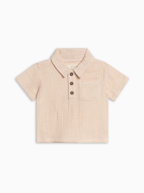 Organic Ezra Muslin Henley