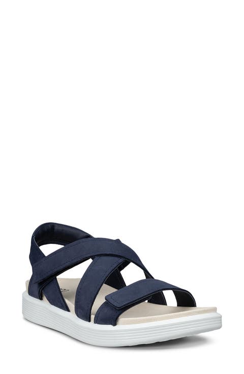 Soft Cross Strap Sandal (Women)