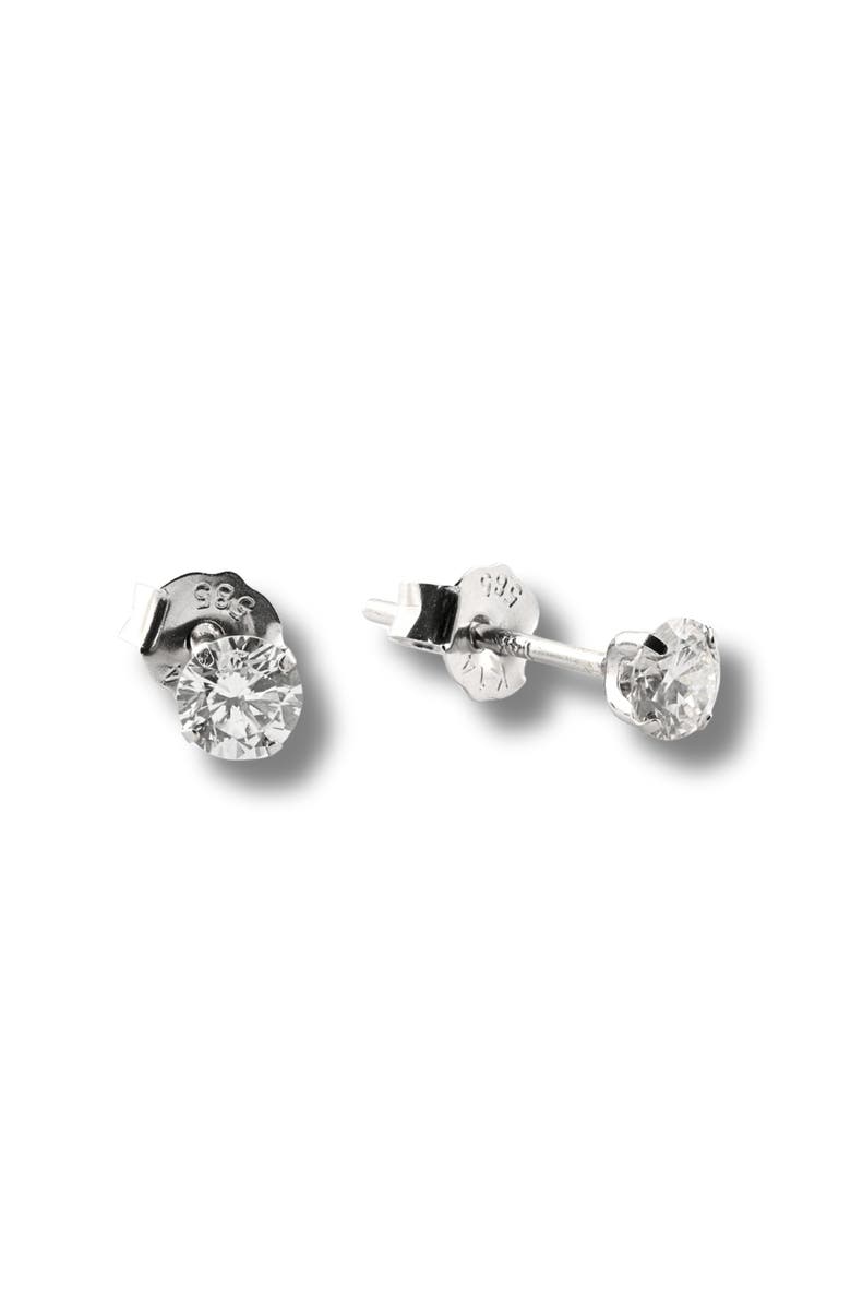 Bliss Diamond 1/3 Ct TW Small Diamond Studs 14k Gold Lab Grown, Alternate, color, 14K White Gold