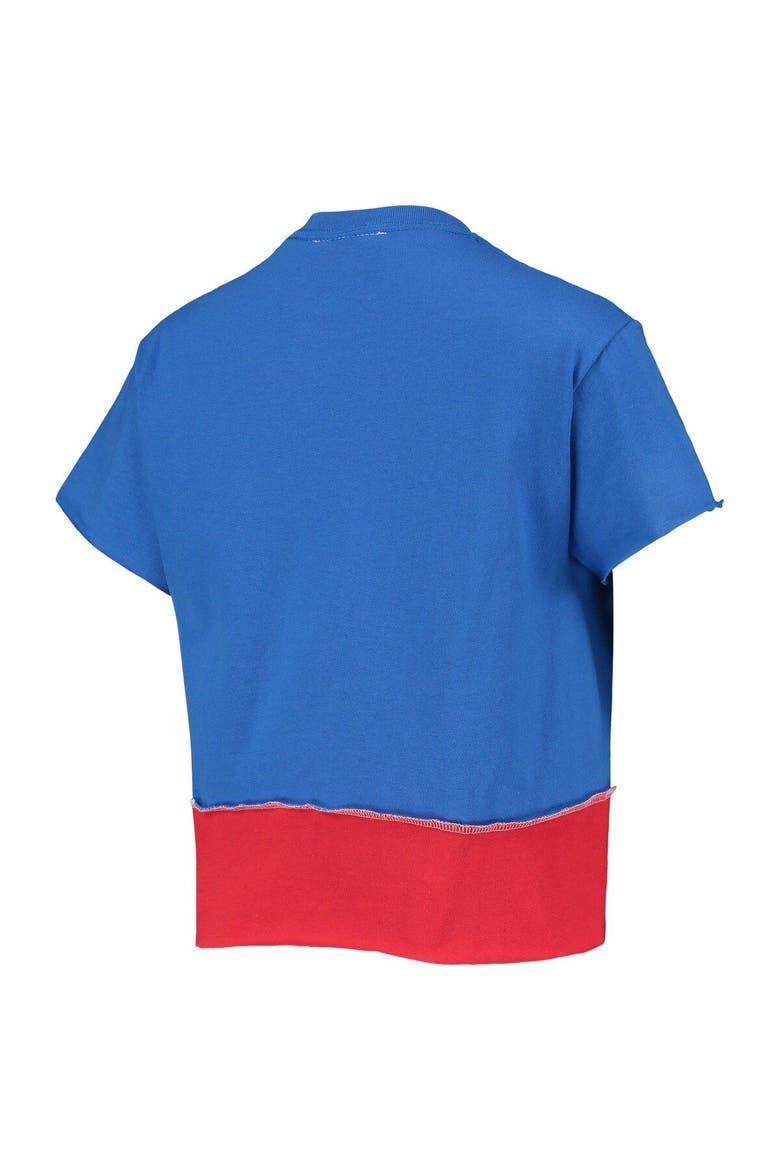 Women's Refried Apparel Royal Chicago Cubs Cropped T-Shirt, Alternate, color, Royal