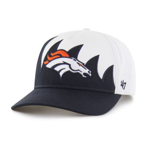 Men's '47 White Denver Broncos Jagged Hitch Adjustable Hat