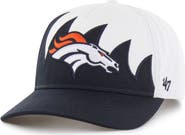 '47 Men's '47 White Denver Broncos Jagged Hitch Adjustable Hat