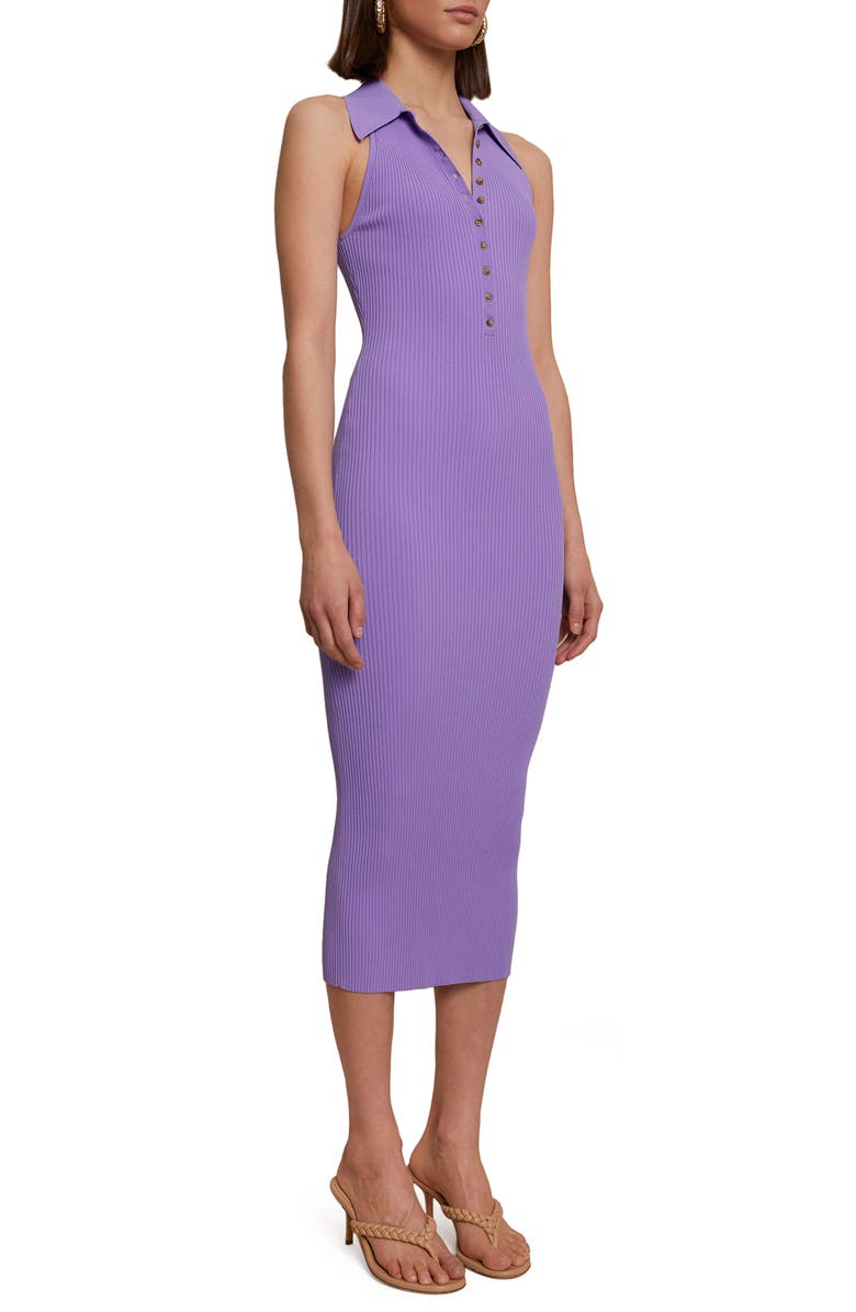 A.L.C. Asher Sleeveless Rib Midi Dress, Alternate, color,