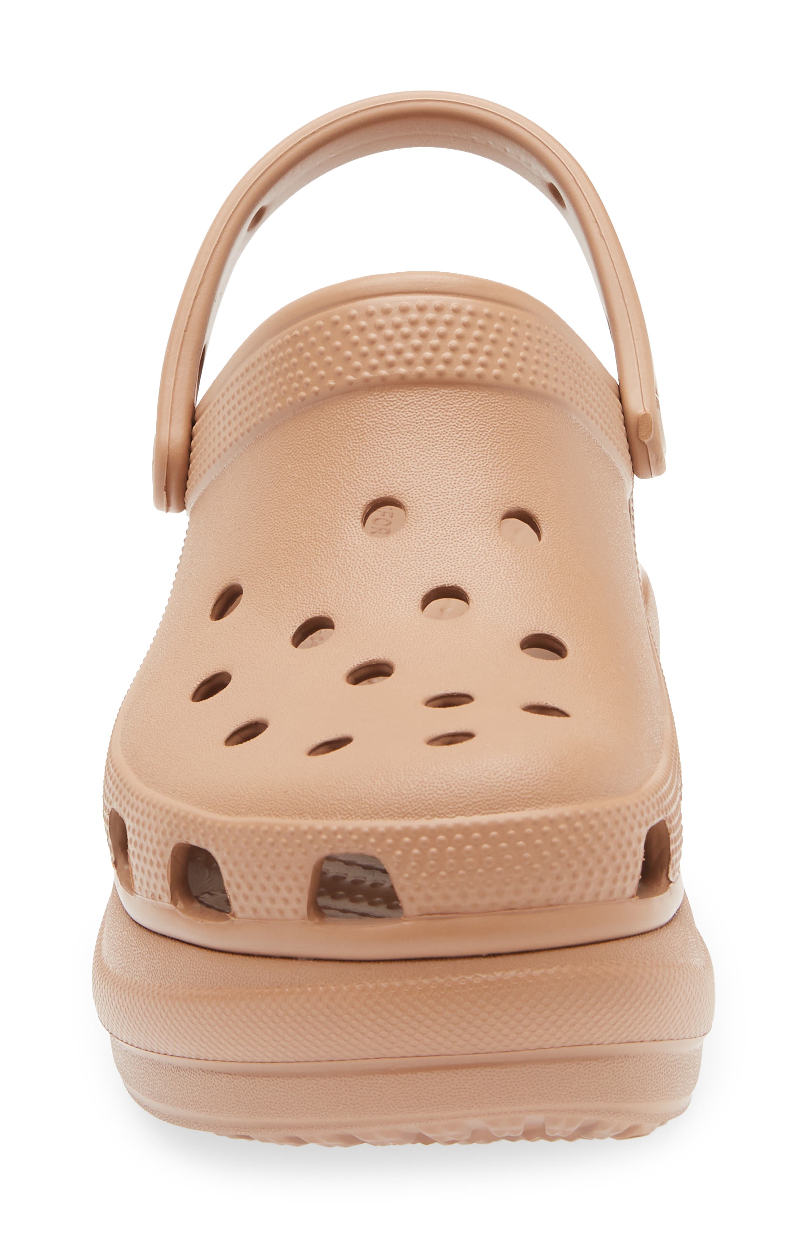 CROCS Classic Bae Platform Clog, Alternate, color, Milk Chocolate