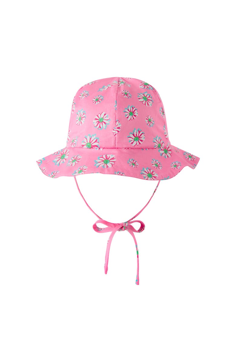 Rachel Riley Daisy Floral Sunhat, Main, color, Pink