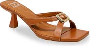 CHASE AND CHLOE Square Toe Slide Sandal