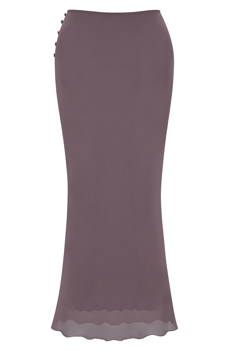 HOUSE OF CB Dyana Bias Cut Maxi Skirt, Alternate, color, Dark Mauve