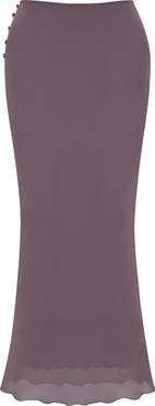 HOUSE OF CB Dyana Bias Cut Maxi Skirt