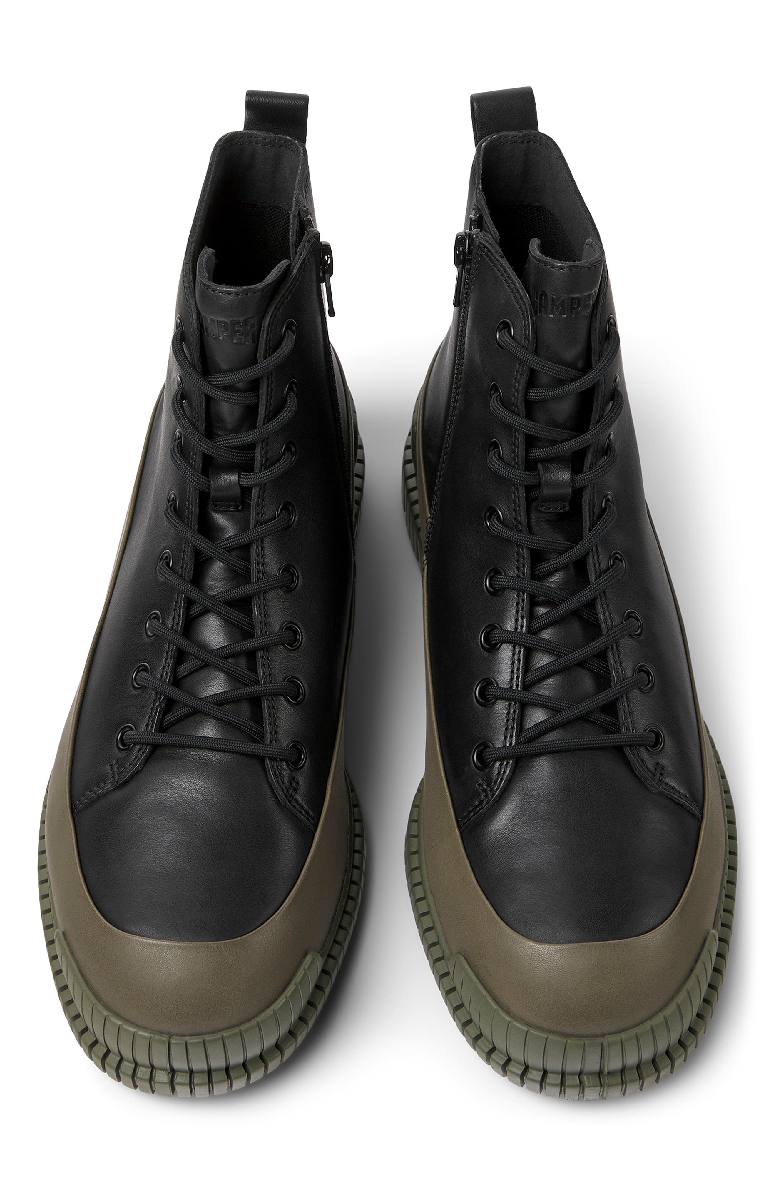 Pix Combat Boot, Alternate, color, BLACK MULTI
