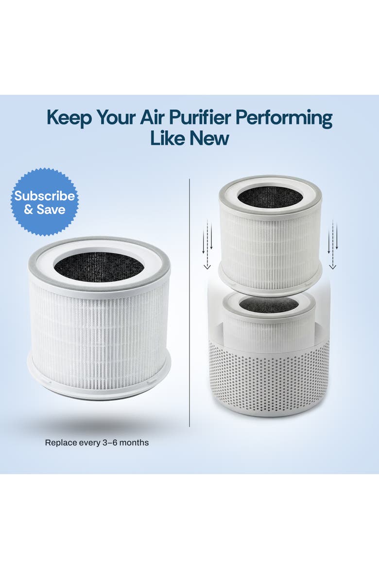Ibuki+ Replacement Air Purifier Filter, Alternate, color, White