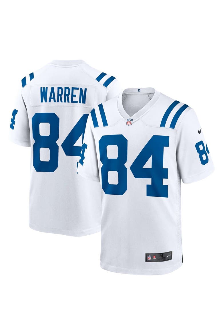 Men's Nike Tyler Warren  White Indianapolis Colts  Game Jersey, Main, color, White