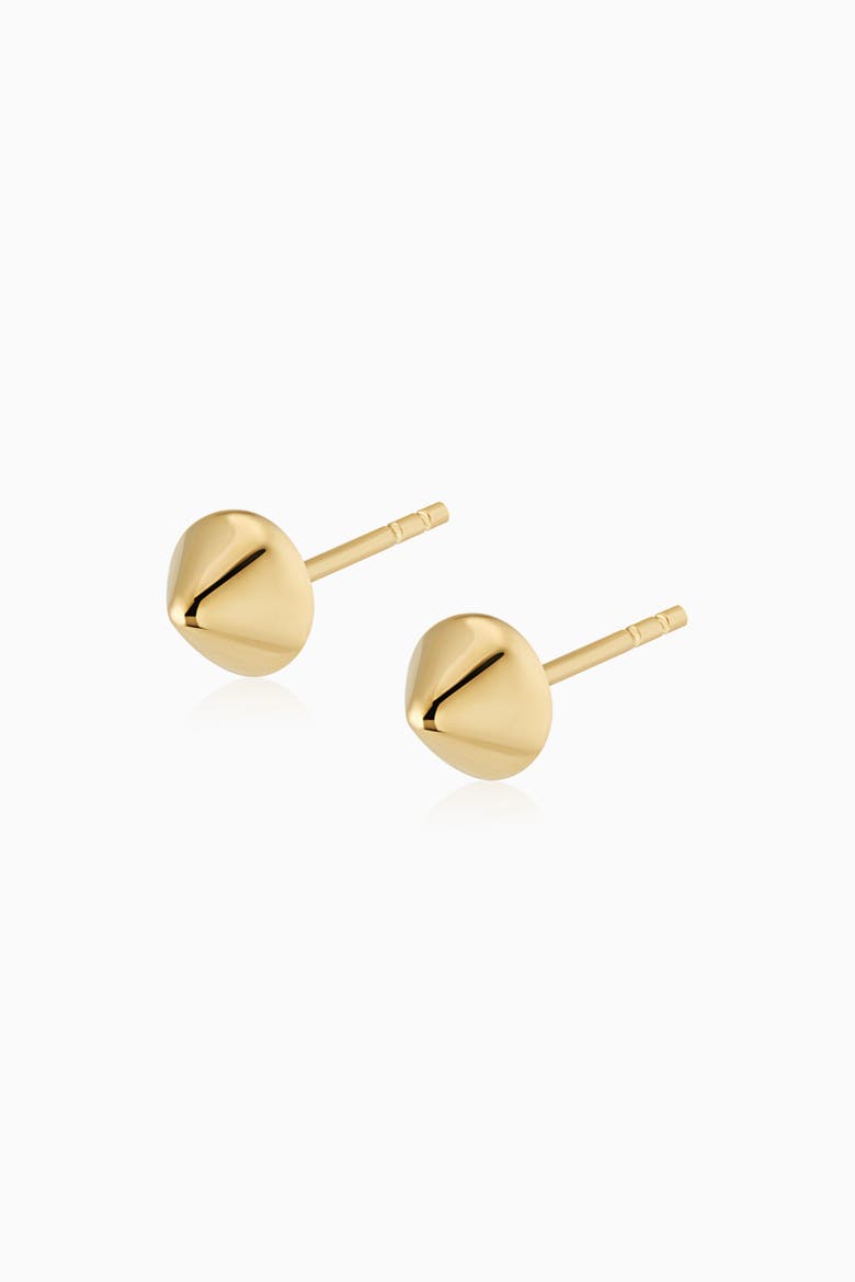14K Yellow Gold Prism Studs, Alternate, color, Yellow Gold