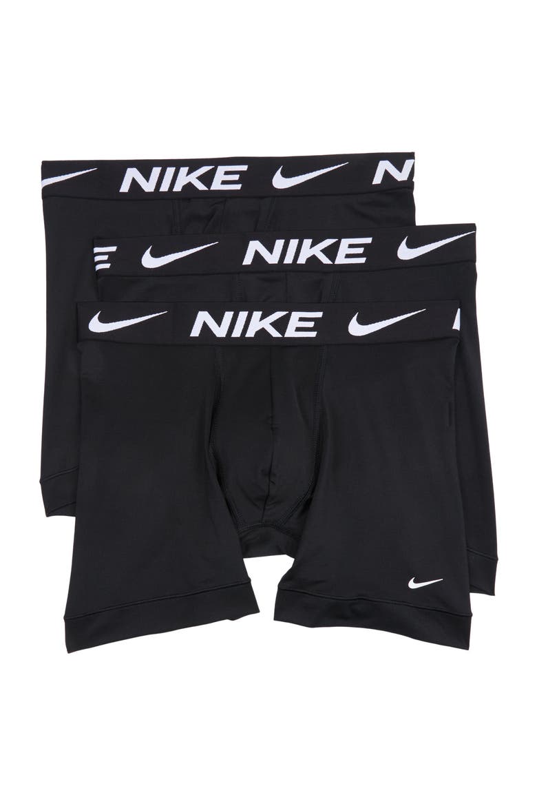 3-Pack Essential Micro Boxer Briefs, Main, color, BLACK/BLACK/BLACK