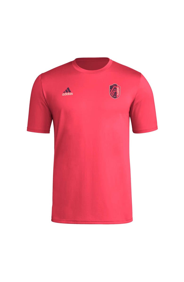 adidas Men's adidas Red St. Louis City SC Local Stoic AEROREADY T-Shirt, Alternate, color,