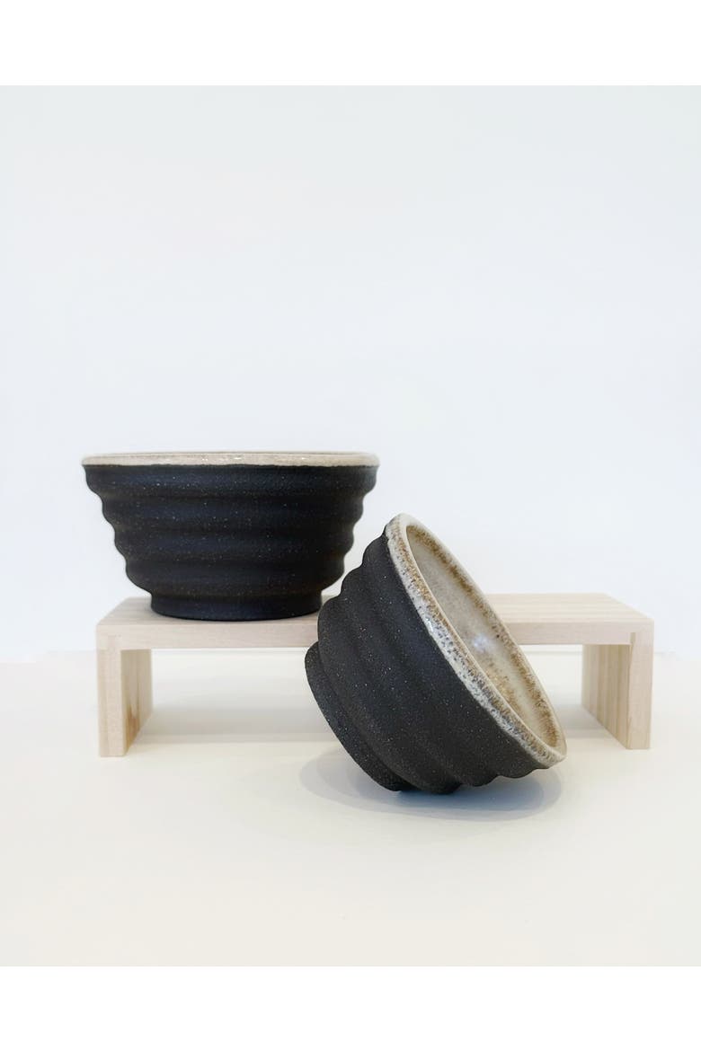 Cups/Bowls - Set of 2, Alternate, color, Chocolate