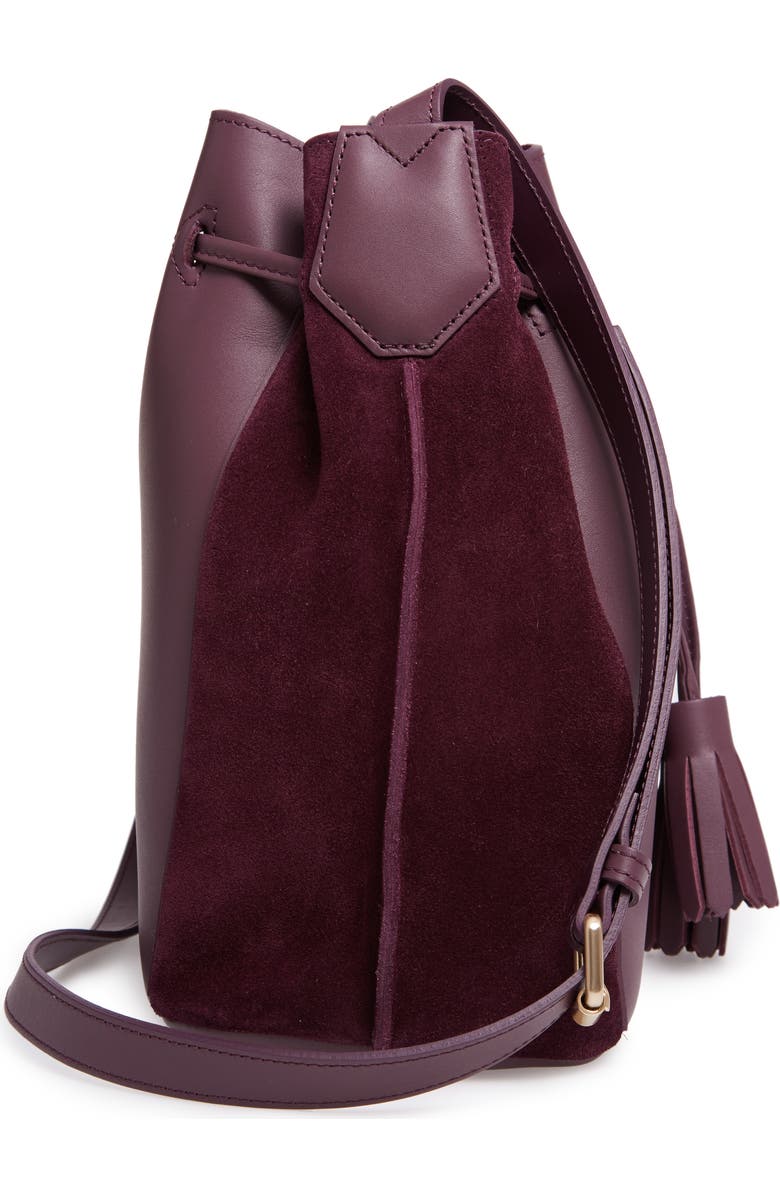 Longchamp Penelope Fantasie Leather Bucket Bag, Alternate, color,