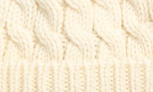 Moncler Logo Shearling-trimmed Virgin Wool Beanie In White